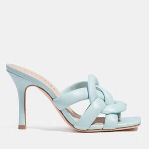 Gorgeous Coach Women's Kellie Leather Heeled Sandals - Sea Mist